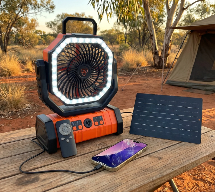 Campsety Portable Solar Fan