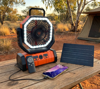 Campsety Portable Solar Fan
