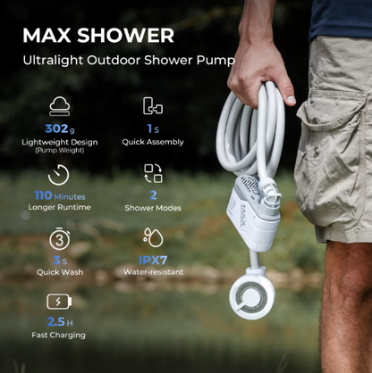 Campsety Portable Camping Shower Pump
