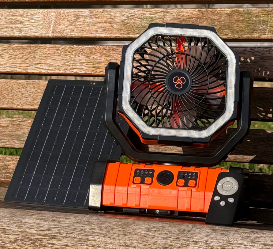 Campsety Portable Solar Fan