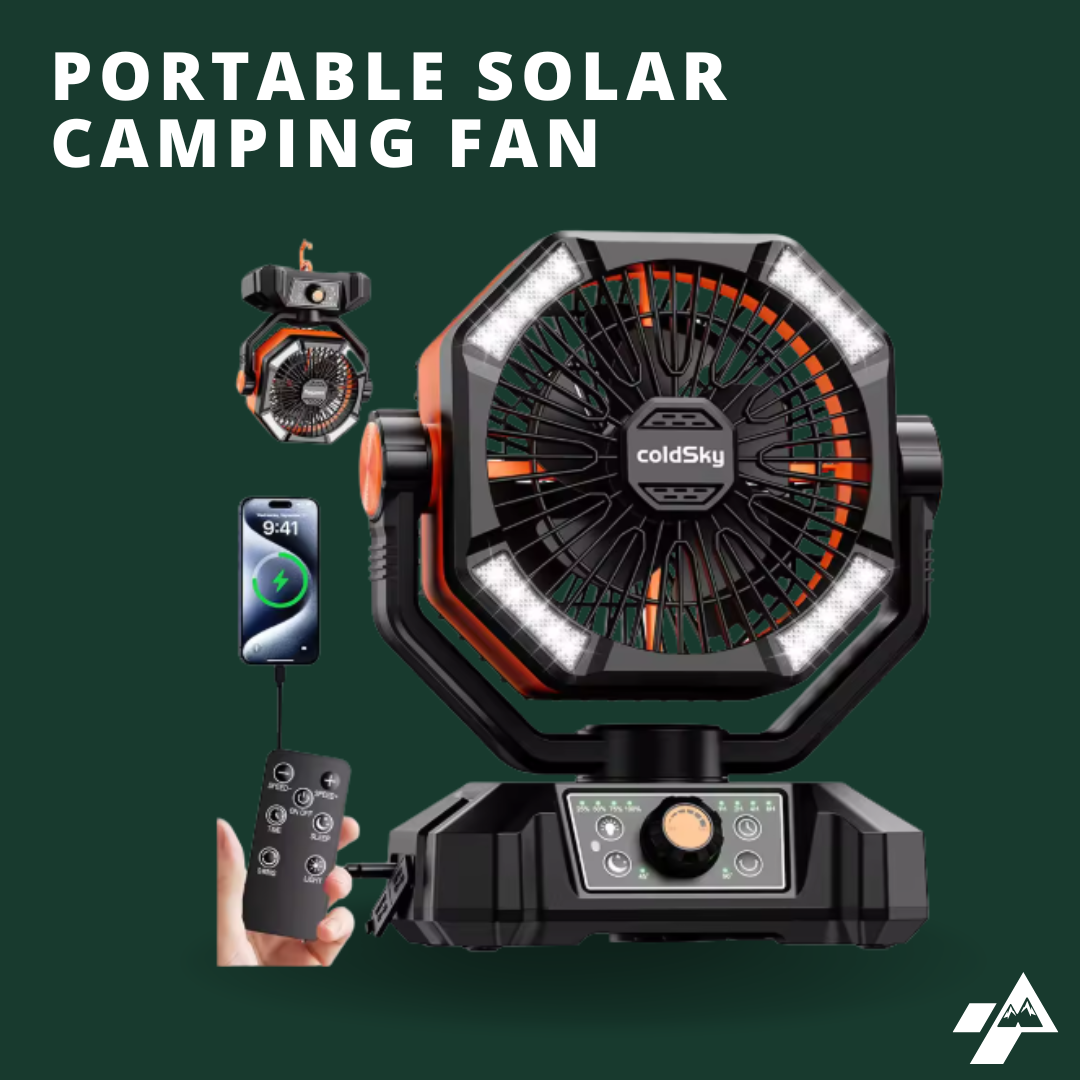 Campsety Portable Solar Fan