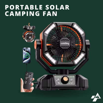 Campsety Portable Solar Fan