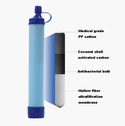 Campsety Personal Water Filter Straw