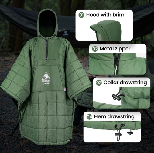 Campsety Camping Blanket Poncho