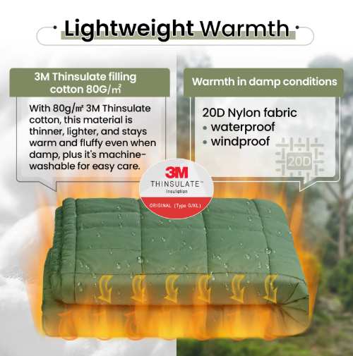 Campsety Camping Blanket Poncho