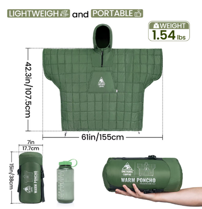 Campsety Camping Blanket Poncho