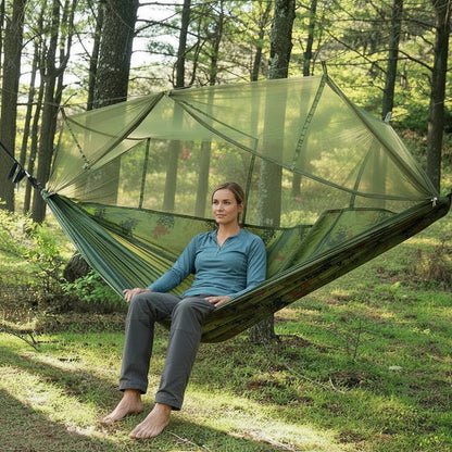 Campsety Camping Hammock with Mosquito Net